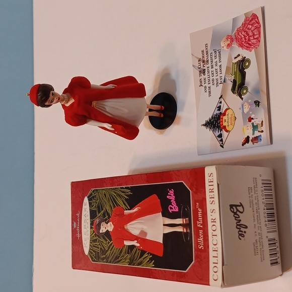 NIB L@@K! Hallmark Keepsake Ornament Barbie Silken Flame Collector's Series WOW! - Picture 13 of 13